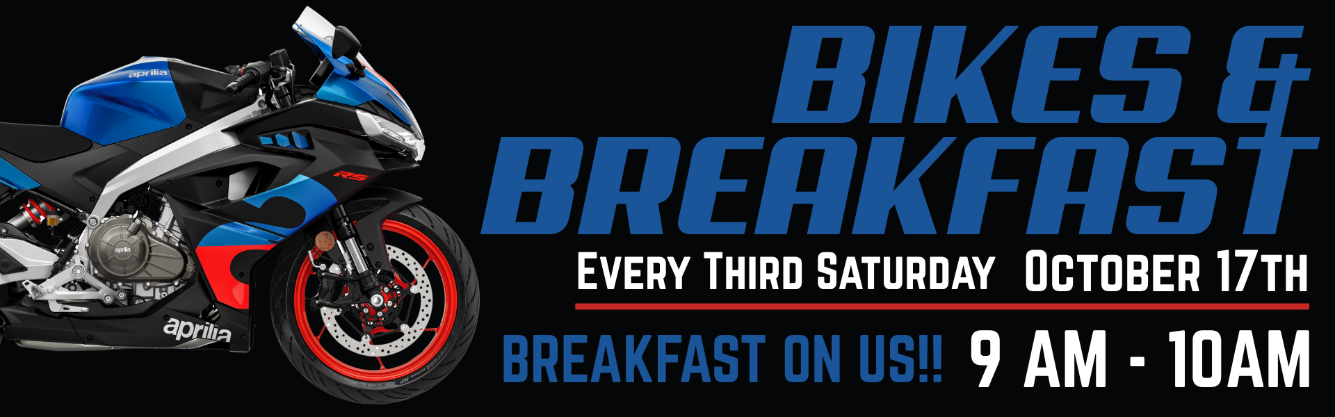 Bikes and Breakfast October 17th