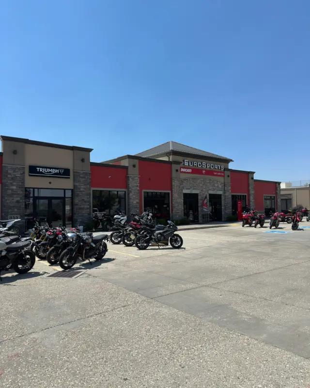 Step inside Eurosports Utah — where every corner of our showroom is built around one thing: your journey.

From the moment you walk through our doors, you’ll feel the difference. This isn’t your average dealership. This is where European engineering meets Utah’s riding culture. Where the precision of BMW Motorrad, the passion of Ducati, and the legacy of Triumph all live under one roof — curated for riders who expect more than just a bike.

We’re not here to just hand you keys and wish you luck. We’re here to be part of your story — from your first bike to your next upgrade, from your first ride to your first track day. Whether you’re carving canyons, chasing sunsets, or chasing podiums, we’re here every mile of the way.

Because to us, this isn’t a sale. It’s a connection.
Your journey, our passion!! (opens in a new window)